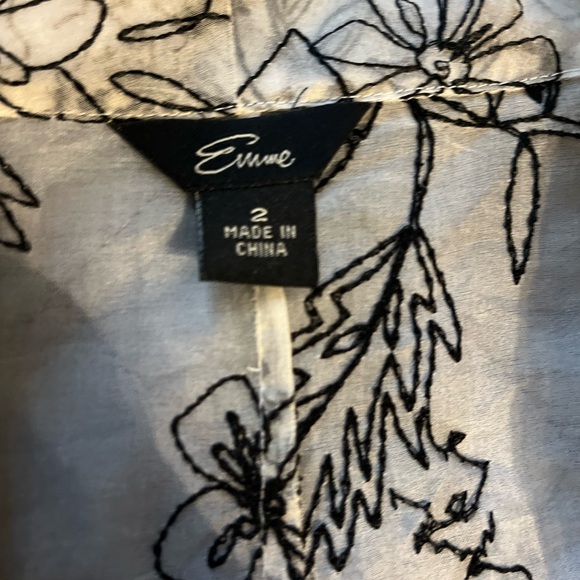 Emme Floral‎ Print sheet women’s plus sheet top - Picture 2 of 7